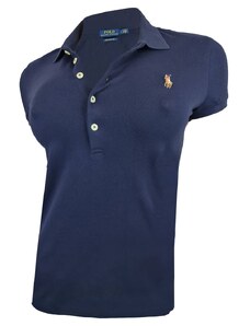 Dámské modré polo triko Ralph Lauren