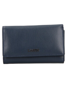 Lagen Dámská kožená peněženka - tmavě modrá