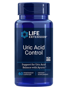 Life Extension Uric Acid Control 60 ks, vegetariánská kapsle, 500 mg