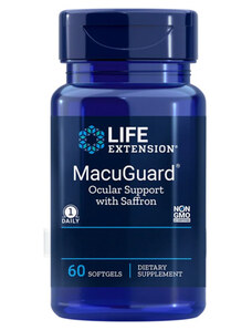 Life Extension MacuGuard Ocular Support with Saffron 60 ks, gelové tablety