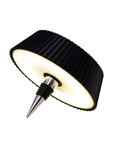 Mantra 7931 Relax, nabíjecí lampa ve tvaru zátky na láhev LED 2W 3000K, černá, průměr 14cm