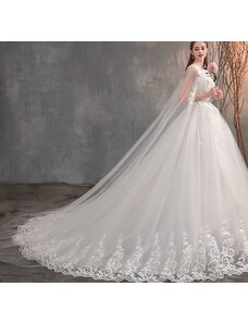 Donna Bridal svatební šaty s originálními rukávy 3m dlouhými/odepínací + SPODNICE ZDARMA