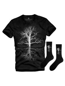 Dárková sada pánské tričko + ponožky UNDERWORLD Tree