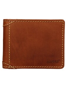 Pánská kožená peněženka Lagen Peterer - koňak