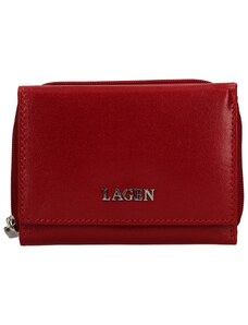 Dámská kožená peněženka Lagen Béta - červená