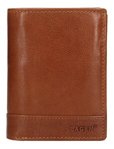 Pánská kožená peněženka Lagen Thores - hnědá