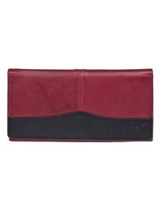 Dámská kožená peněženka Lagen Veronica - červeno-černá