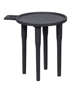 Hoorns Černý mangový odkládací stolek Onam 35 cm
