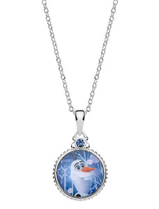 Disney Slušivý dívčí náhrdelník Sněhulák Olaf Frozen CS00019SRJL-P.CS