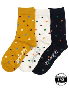MeatFly Ponožky Lexy Triple Pack 2023 Mini Dots