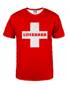 Aloha From Deer Lifeguard T-Shirt TSH AFD980 Červená barva