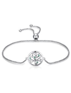 GRACE Silver Jewellery Stříbrný náramek Strom života, stříbro 925/1000