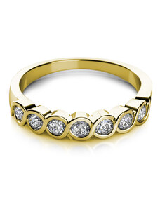 Couple Zlatý dámský prsten Kim 6810007 Velikost prstenu: 54