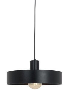 Nordic Design Černé kovové závěsné světlo Mayen 35 cm