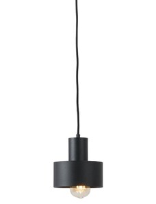 Nordic Design Černé kovové závěsné světlo Mayen 15 cm