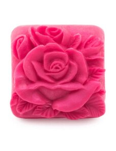 Rose of Bulgaria Glycerinové mýdlo Růžový květ kostka Biofresh 70 g