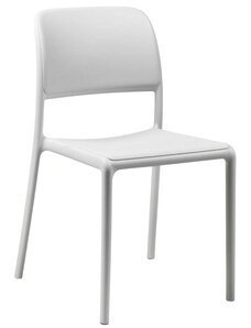 Nardi Bílá plastová zahradní židle Riva