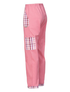 Veselá Nohavice Dětské kanafasové kalhoty Růžová Lady nové