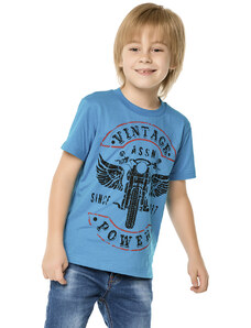 Winkiki Kids Wear Chlapecké tričko Vintage - modrá