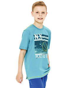 Winkiki Kids Wear Chlapecké tričko Play to Win - modrá