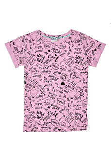 Winkiki Kids Wear Dívčí tričko Good Mood - růžová Barva: Růžová, Velikost: 128