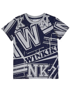 Winkiki Kids Wear Chlapecké tričko Winkiki - šedý melanž