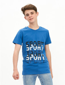 Winkiki Kids Wear Chlapecké tričko Sport - modrá