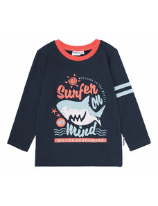 Winkiki Kids Wear Chlapecké tričko s dlouhým rukávem Surfer - navy