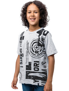 Winkiki Kids Wear Chlapecké tričko Sport - šedý melanž
