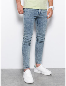 Ombre Clothing Pánské džíny Skinny Fit Thinrin světle modrá P1062