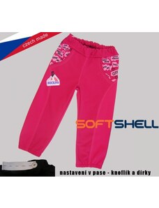 Rockino Softshellové kalhoty růžová