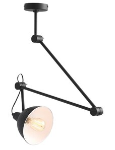 Nordic Design Černé kovové závěsné světlo Cobain Suspension 18 cm