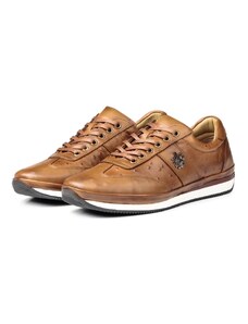 Ducavelli Ostrich 2 Genuine Leather Men's Daily Shoes, Casual Shoes, 100% Leather Shoes