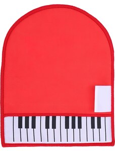 Prachovka na klavír, rukavice, utěrka - Červená - Klaviatura