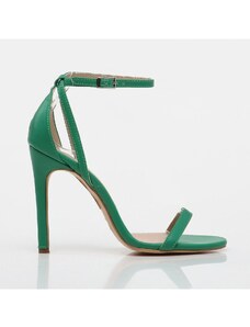 Hotiç Green Women's Heeled Sandals