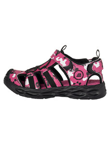 Dětské sandály Alpine Pro s reflexními prvky AVANO - tmavě růžová