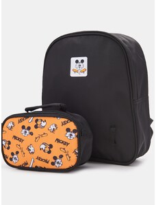 Sinsay - Sada batohu a tašky na jídlo Mickey Mouse - černá
