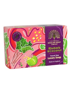 English Soap Company Tuhé mýdlo - Rebarbora & Kokos, 100g