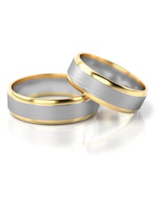 Linger Zlaté snubní prsteny NR136
