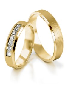 Linger Zlaté snubní prsteny NR316