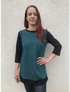Laboka Tričko s dlouhým rukávem Convex smaragdové