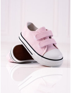 Vico children's sneakers with velcro closure pink