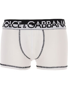 Dolce & Gabbana Boxerky pro muže, Trenýrky Ve výprodeji v Outletu, Bílá, Bavlna, 2024, S XS
