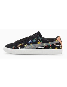 Puma Suede VTG Printed Trainers Puma Black-Rosette-Puma White 384253 01