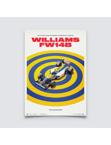 Automobilist Posters | Williams Racing - FW14B - F1 World Drivers' & Constructors' Champion - 1992 | Limited Edition