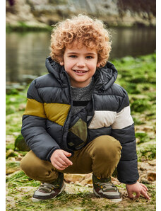 Chlapecká zimní prošívaná bunda s kapucí MAYORAL, barevná MYRL