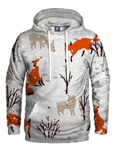Aloha From Deer What Does The Fox Say Mikina s kapucí H-K AFD148 White