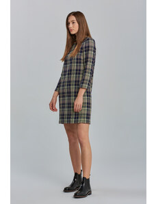 ŠATY GANT D2. HERITAGE CHECK SHIFT DRESS modrá 36