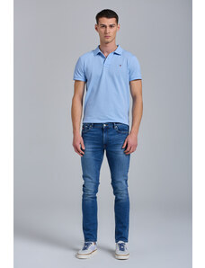 DŽÍNY GANT D1. MAXEN GANT RETRO SHIELD JEANS modrá 34/34