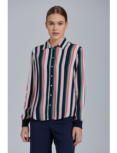 KOŠILE GANT D1. REG MULTI STRIPE SHIRT zelená 34